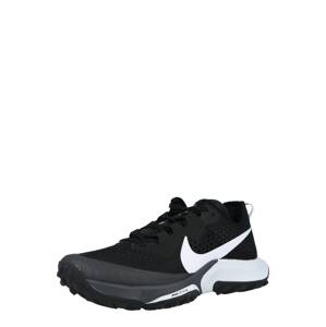 NIKE Sportovní boty 'Terra Kiger 7'  černá / bílá