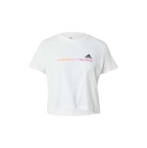 ADIDAS PERFORMANCE Funkční tričko  fialová / oranžová / černá / bílá