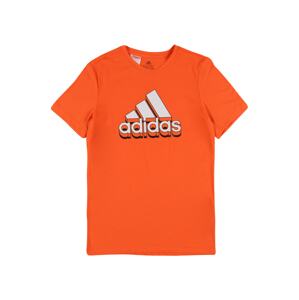 ADIDAS PERFORMANCE Funkční tričko  oranžová / jedle / krémová
