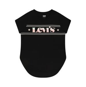 LEVI'S T-Shirt  černá / pastelově růžová / světlemodrá