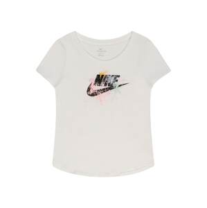 Nike Sportswear Tričko 'SCOOP FUTURA'  bílá / černá / růžová / mátová / šafrán