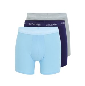 Calvin Klein Underwear Boxerky  šedá / světlemodrá / marine modrá