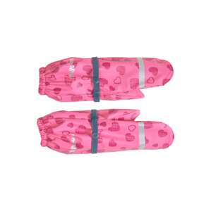 PLAYSHOES Rukavice 'Herzchen'  pink / pitaya / šedá / fialkově modrá