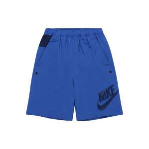 Nike Sportswear Kalhoty královská modrá / tmavě modrá