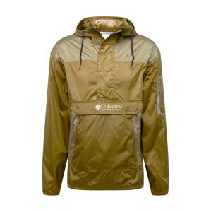 COLUMBIA Outdoorová bunda 'Challenger'  olivová / khaki / světle žlutá