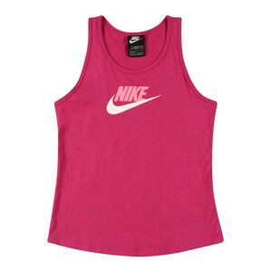Nike Sportswear Tričko malinová / světle růžová / bílá