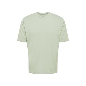 NU-IN Tričko 'Mock Neck Relaxed T-shirt'  zelená