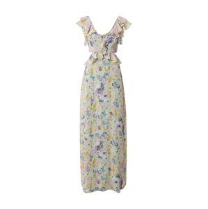 Trendyol Společenské šaty 'Smart Dress'  béžová / fialová / hořčicová / světlemodrá
