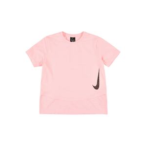 NIKE Funkční tričko 'Instacool'  světle růžová / černá