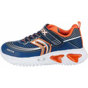 GEOX Kids Sneaker 'Assister'  námořnická modř / oranžová / stříbrná / modrá