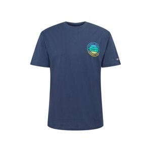 Tommy Jeans Tričko  modrá / námořnická modř / žlutá / nefritová