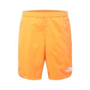 THE NORTH FACE Sportovní kalhoty  oranžová / bílá