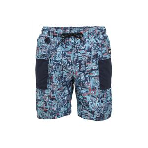 TIMBERLAND Shorts  marine modrá / bílá / tyrkysová / grenadina