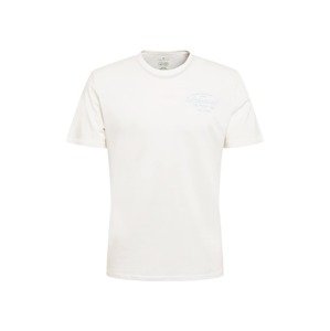 TOM TAILOR T-Shirt  bílá / tyrkysová