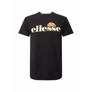 ELLESSE Funkční tričko 'Selvettet'  černá / bílá / oranžová / oranžově červená