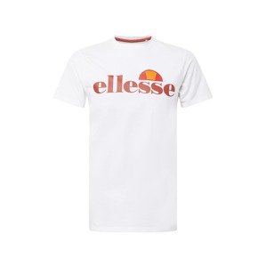 ELLESSE Funkční tričko 'Selvettet'  bílá / tmavě červená / oranžová