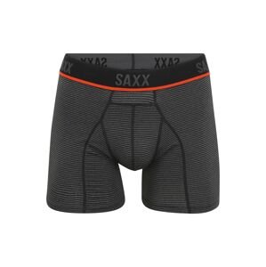 SAXX Boxerky  šedá / černá / oranžová