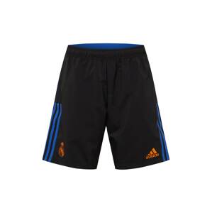 ADIDAS PERFORMANCE Shorts  'Real Madrid'  černá / svítivě oranžová / královská modrá