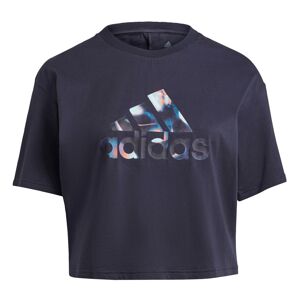 ADIDAS PERFORMANCE Funkční tričko  marine modrá / bílá / nebeská modř