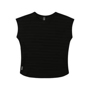 ONLY PLAY Funkční tričko 'ANUR'  černá / černý melír