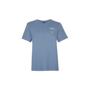 O'NEILL Tričko 'Pacific Ocean'  bílá / kouřově modrá / aqua modrá