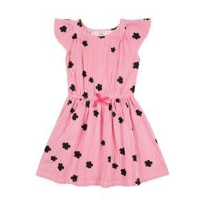 OVS Šaty  pink / bílá / černá