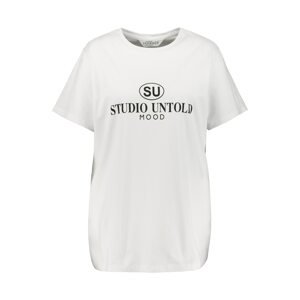 Studio Untold Tričko  bílá / černá