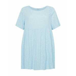 Cotton On Curve Letní šaty 'GOOD TIMES'  světlemodrá / bílá