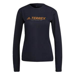 adidas Terrex Funkční tričko  marine modrá / oranžová / žlutá / šedá