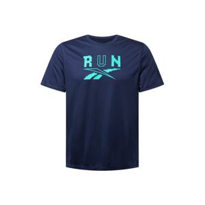 Reebok Sport Funkční tričko  tmavě modrá / tyrkysová