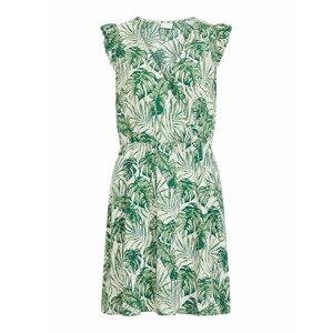 VILA Letní šaty 'SANNE'  zelená / světle zelená / tmavě zelená / přírodní bílá