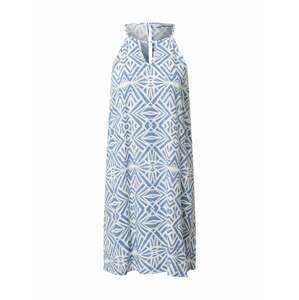 ONLY Letní šaty 'NOVA'  bílá / kouřově modrá