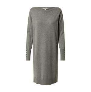 ESPRIT Úpletové šaty  šedý melír