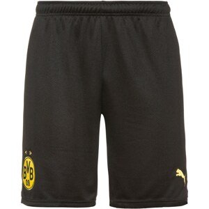 PUMA Sportovní kalhoty 'Borussia Dortmund'  černá / zlatě žlutá
