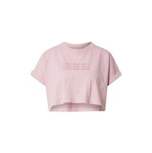 Calvin Klein Jeans Tričko  pink / starorůžová