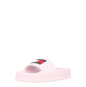 Tommy Jeans Plážová/koupací obuv  světle růžová / bílá / námořnická modř / červená