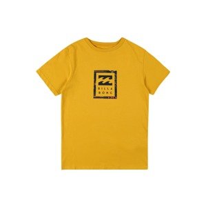BILLABONG Funkční tričko 'UNITY'  žlutá / černá / pastelově červená
