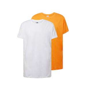 Urban Classics Tričko oranžová / bílá