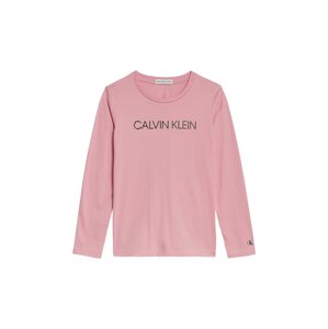 Calvin Klein Jeans Tričko  růže / černá