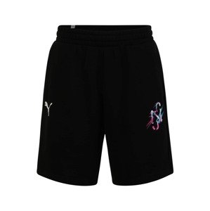 PUMA Sportovní kalhoty 'NEYMAR'  černá / bílá / pink / modrá