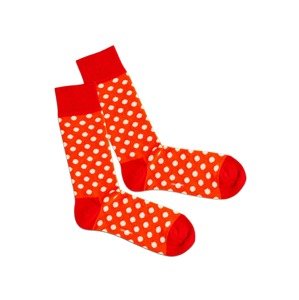 DillySocks Socken 'Whiteout'  světle červená / červená / bílá