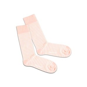 DillySocks Ponožky 'Blush Ring'  růžová / bílá