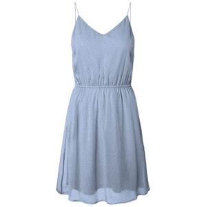 VERO MODA Letní šaty 'WONDA'  kouřově modrá / bílá