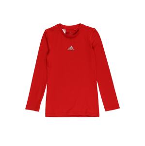 ADIDAS PERFORMANCE Funkční tričko  světle šedá / červená