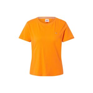 Tommy Jeans Tričko  bílá / marine modrá / jasně oranžová / ohnivá červená