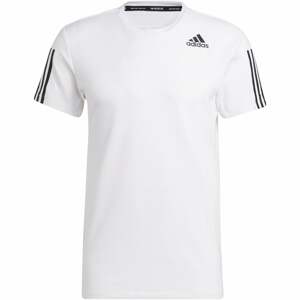 ADIDAS PERFORMANCE Funkční tričko 'Aero'  černá / bílá