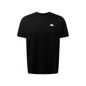 KAPPA Funkční tričko 'Veer'  černá / bílá
