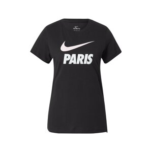 NIKE Funkční tričko 'Paris Saint-Germain'  černá / bílá