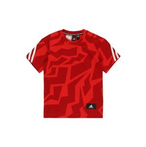 ADIDAS PERFORMANCE Funkční tričko  červená / tmavě červená / bílá