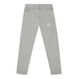 ADIDAS SPORTSWEAR Sportovní kalhoty 'LIN'  šedá / světle růžová